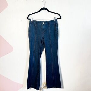 Chico's Platinum Trouser Sz 00 Front Pockets Wide Leg Pants Retro